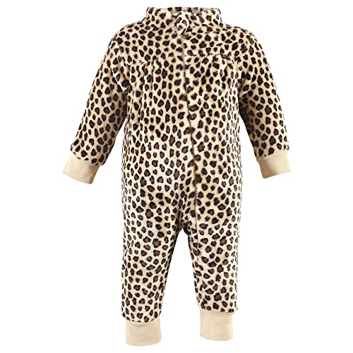 Hudson Baby Unisex Baby Plush Jumpsuits, Red Rose Leopard, 5T #TOP3