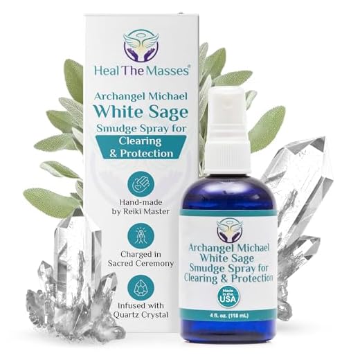 White Sage Smudge Spray with Quartz