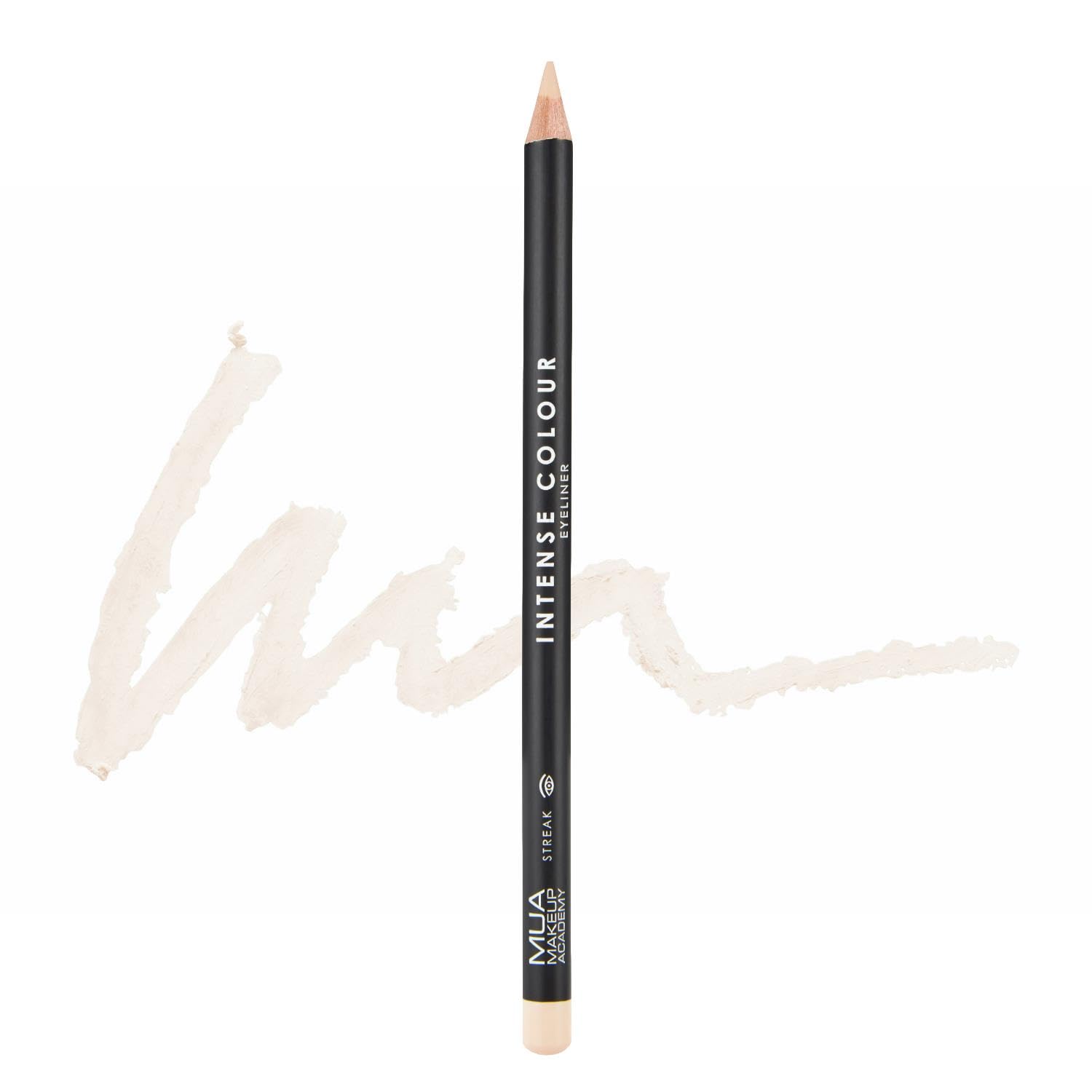 MUA Makeup Academy Intense Colour Pencil Eyeliner, Streak - Vegan & Cruelty Free