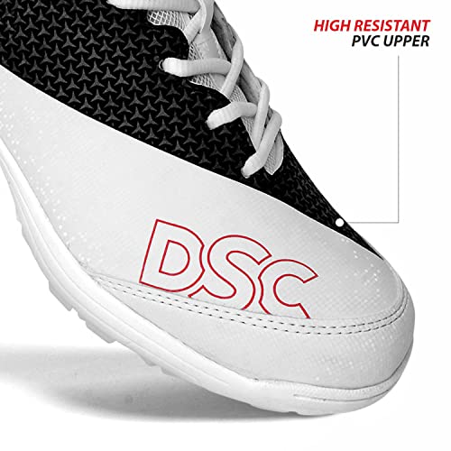 Image of DSC Rigor X Men's Cricket Shoes | Lightweight & Durable Cricket Footwear | Anti-Slip Sole for Better Grip | Comfortable Sports Shoes for Training & Matches |