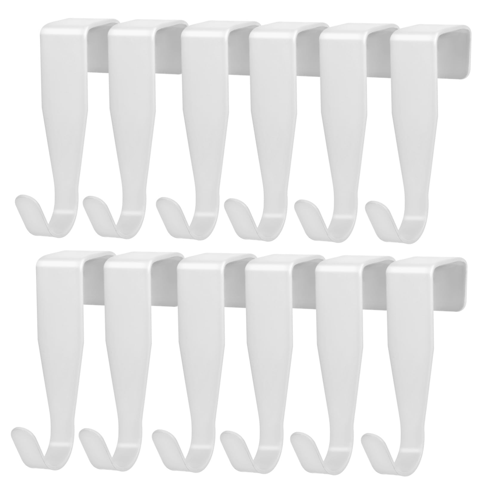 SEWACC Over Door Hooks No Drill for Kitchen Cabinet Bathroom Wardrobe Heavy Duty Space Saving Decorative Sturdy Hangers