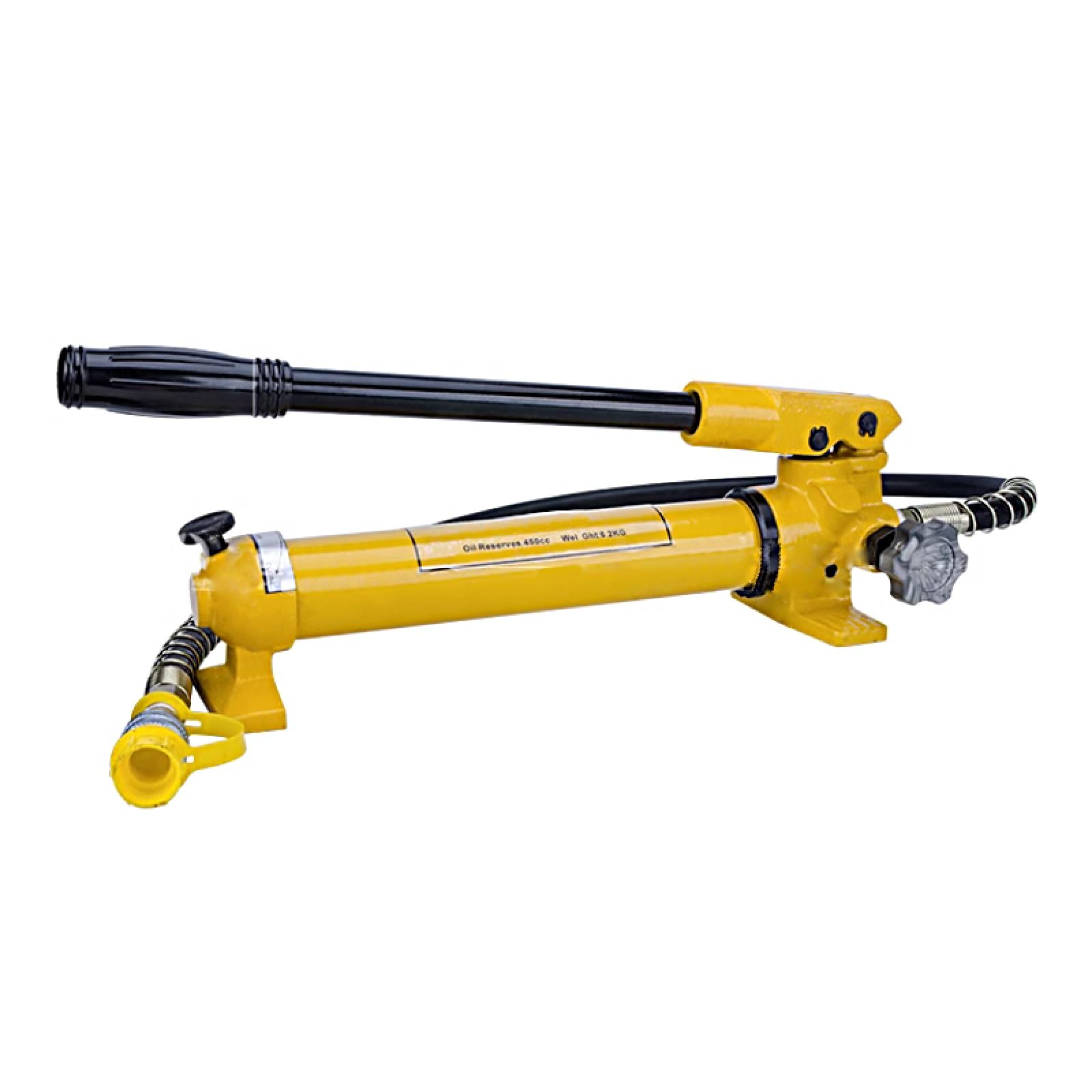 Schlauchlänge 1,8 m/70 Zoll, manuelle Pumpe, manuelle Hydraulikpumpe CP-700, Ölspeicherkapazität 2800 CCM, geeignet for alle Arten von separaten Hydraulikwerkzeugen(CP-390)