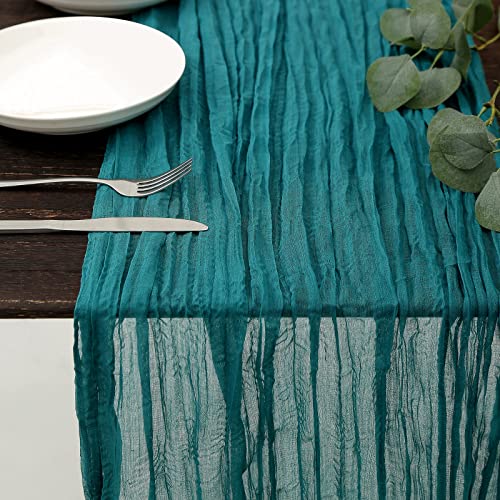Best Dark Teal Table Runners To Enliven Your Dining Room
