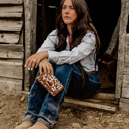 Montana West Wrangler Wallet for Women Minimalist Clutch Wristlet Purse RFID Blocking Credit Card Holder2