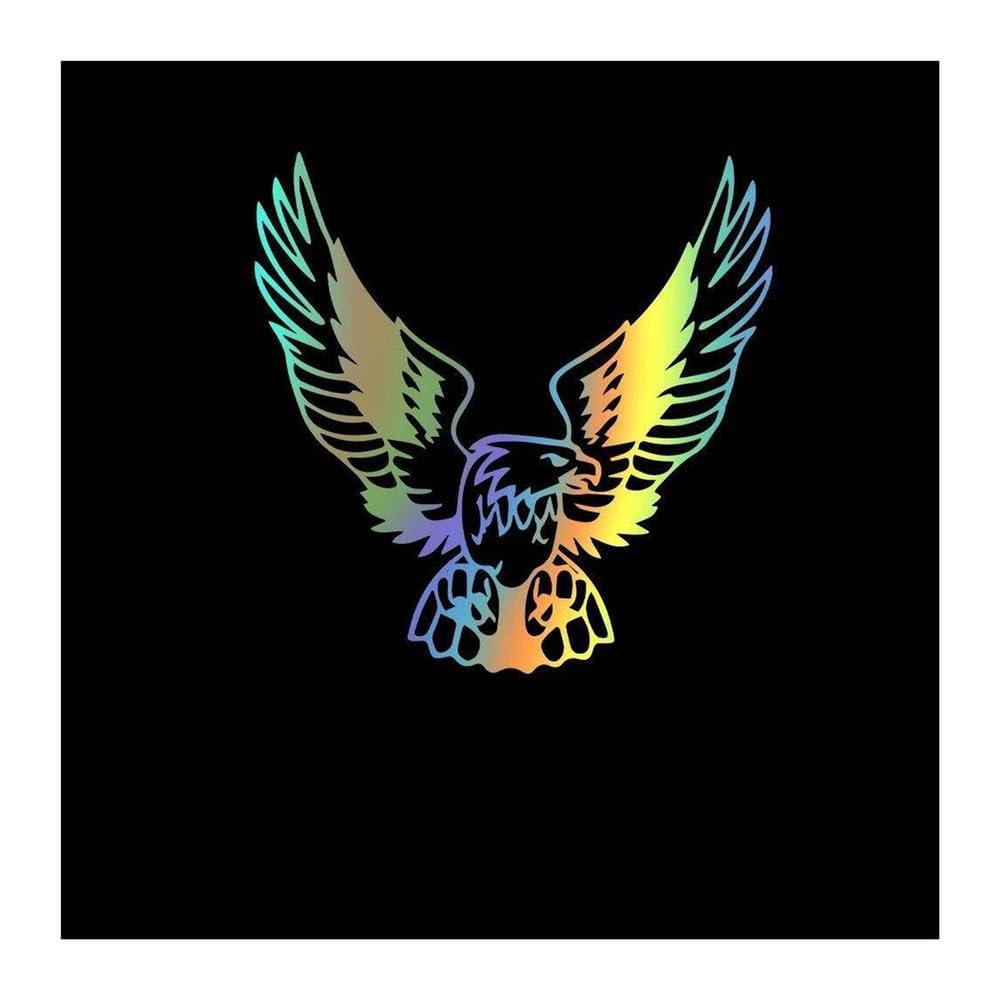 Eagle Car Stickers Vinyl Styling Auto Door Window Decal(Reflective Lasers,28cmX28cm)