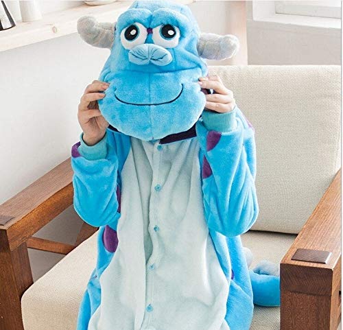 Casadeiy - Pijama de una Sola Pieza, diseño de Dibujos Animados, para otoño e Invierno, Sullivan Peludo, Medium