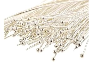 Silver Plated Quality Brass Ball Head Pins: Perfect for Jewelry Crafting
