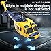 Ssccgym 315MM UH-1 Remote Control Helicopter Aircraft for Adults Expert 6CH C032 RC Heli Maintain Altitude Brushless Motor/Optical Flow Positioning/Fly Upside Down 3D Rolling (RTF Yellow 2Battery)