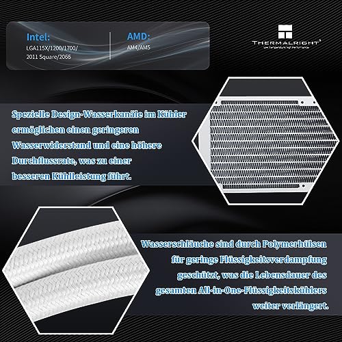 Thermalright Aqua Elite 240 V3 - Refrigeración líquida CPU ARGB - Imagen 4