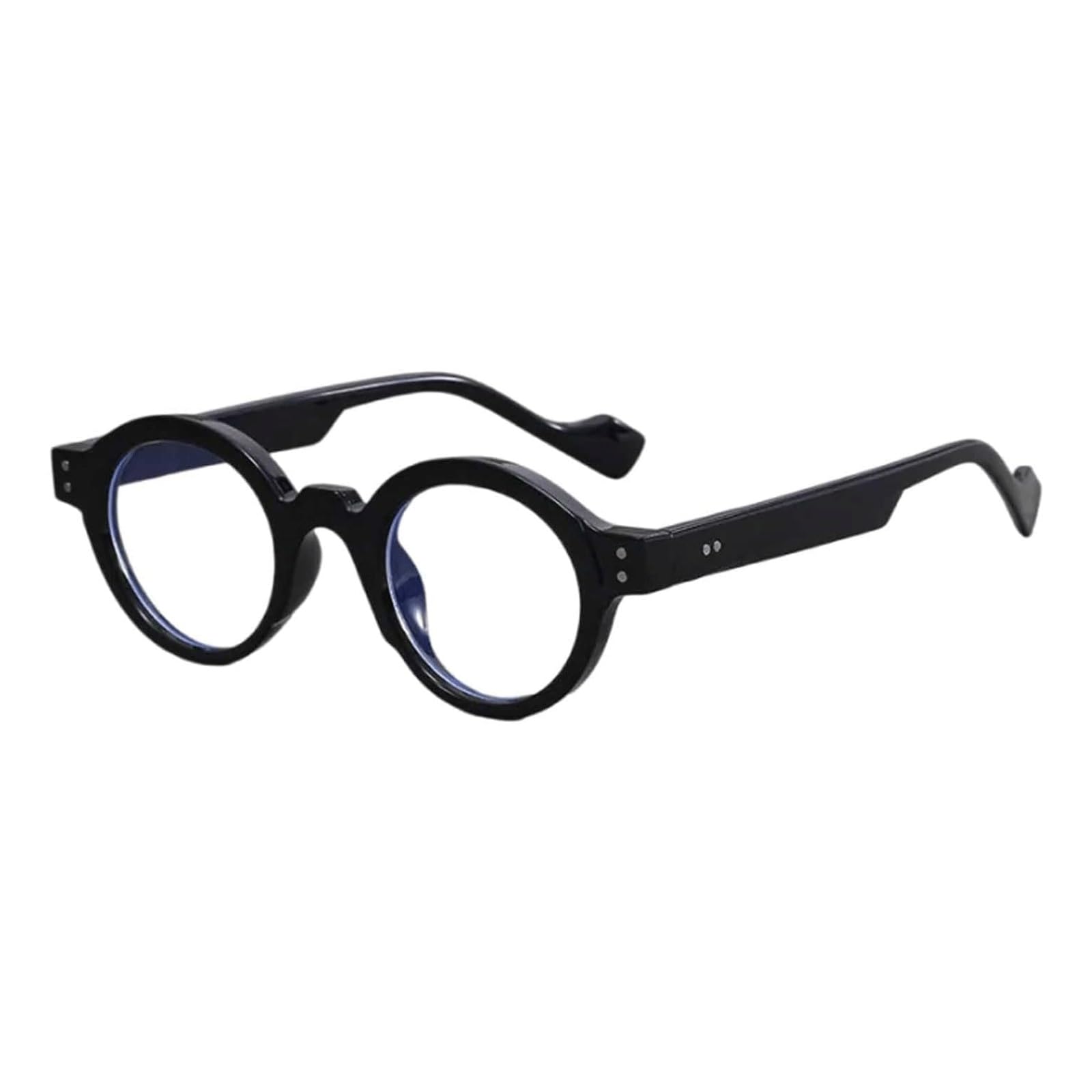 Gafas con protección contra la luz azul redondas para aliviar la fatiga visual