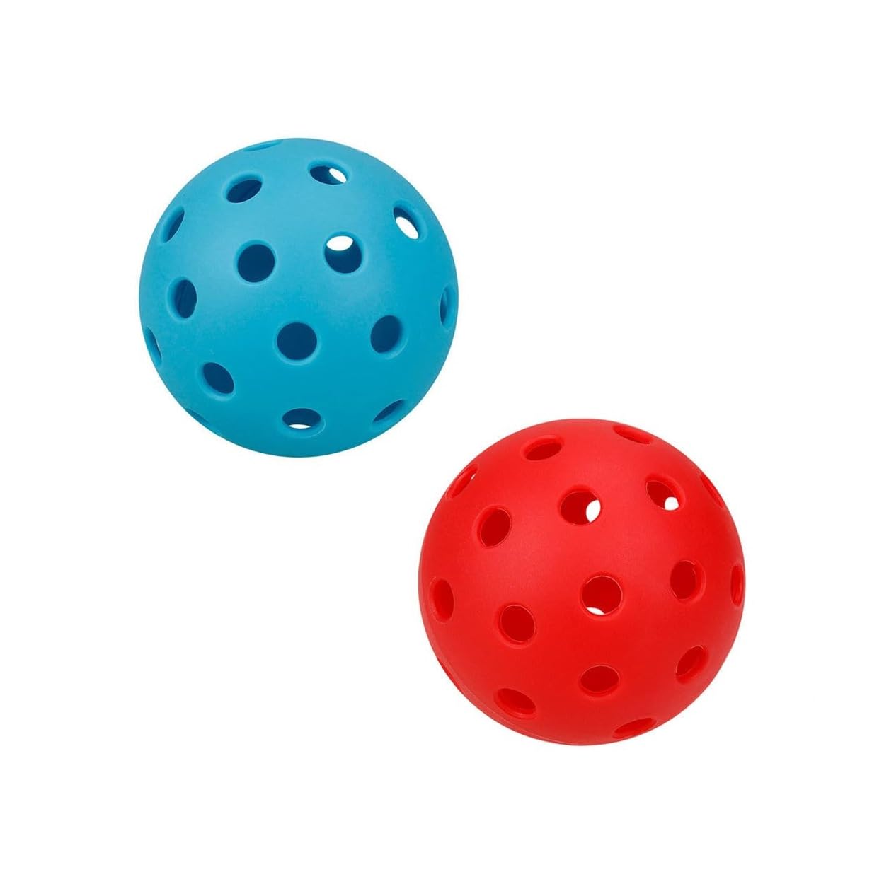 SEMITO Pickleball Balls for Outdoor & Indoor Play | 40 Precision Holes, 74mm Standard, High-Durability Training Balls | High Visibility Lightweight Pickleball 26Gm (Pack of 4)-image-25