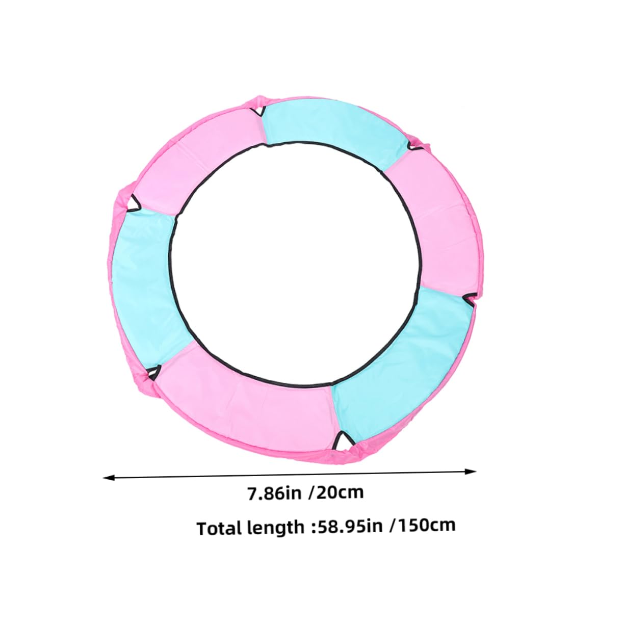 BRIGHTFUFU Trampoline Accessory Trampoline Protective Mat Round Anti-collision Ring Mat Jumping Bed Spring Cover Pad