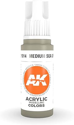 AK Interactive 3rd Gen Acrylic Medium Sea Grey 17ml