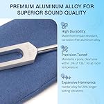 Om 136.1 Weighted Tuning Fork for Healing, Made in The USA, Chakra Healing, Sound Therapy for Reducing Inflammation, Meditation, Relaxation, Sound Healing Instruments & Sound Therapy Instruments - Image 4