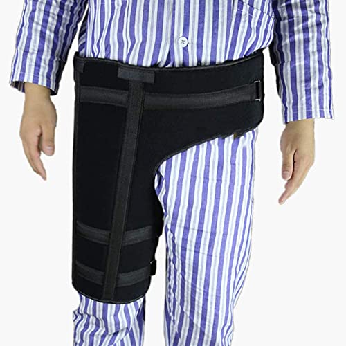 HUANGJUN Adjustable Post Op Hip Brace For Recovery Stabilization, Medical Orthopedic Support Stabilizer After Surgery - Full Leg Stabilizer Knee Orthosis Splint