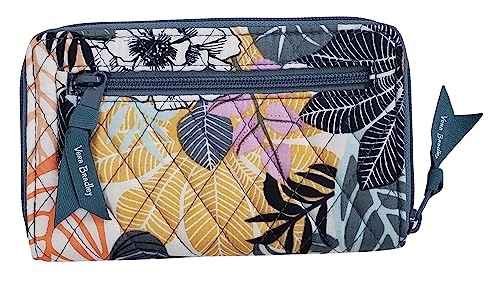 Image of Cotton Turnlock Wallet With Rfid Protection
