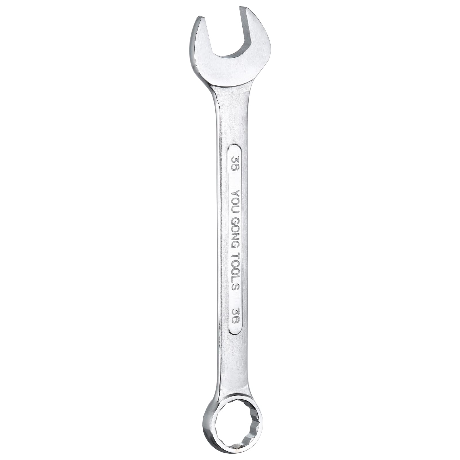 sourcing map Metric Combination Wrench 36mm Open End & 15-Degree Offset 12-Point Box End Double Ended Wrenches Spanners Tools for Household Automotive Machinery DIY Repair