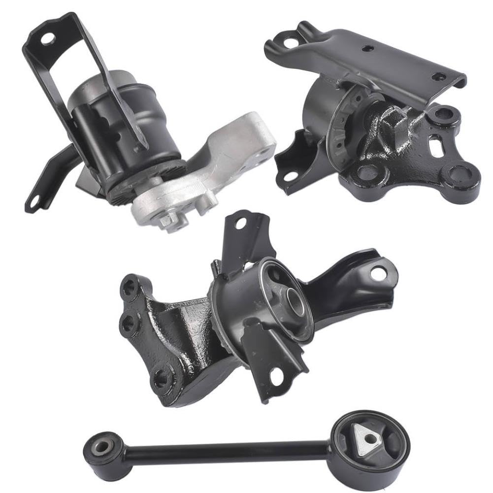 Bhvepubht Onecolor Motor And Transmission Mounts Set Compatible With Mirage 2014 2022 1.2L Part Numbers 2910A317 2910A318 2910A106