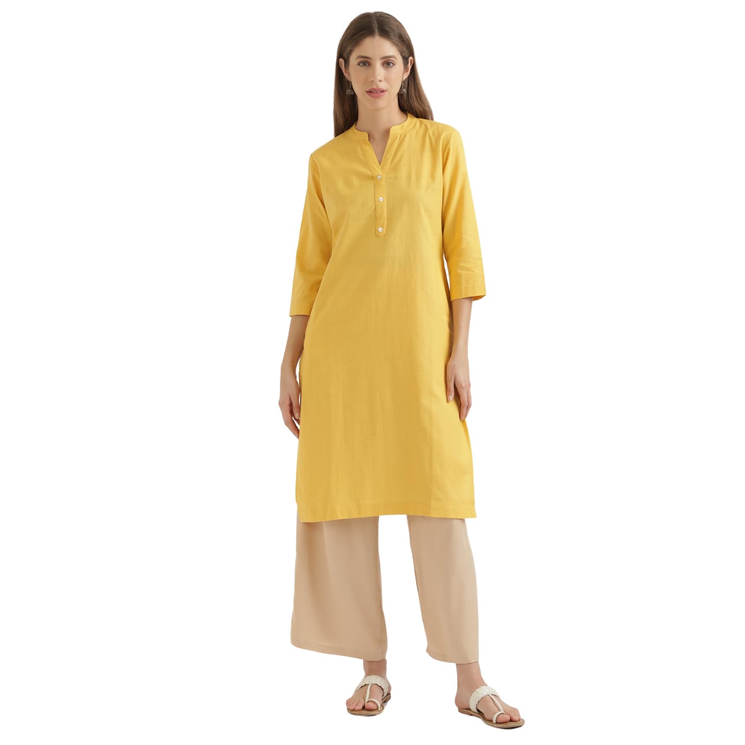 SAADAA Palazzo Pants | Palazzo de ajuste holgado para mujer | Western Fit Palazzo