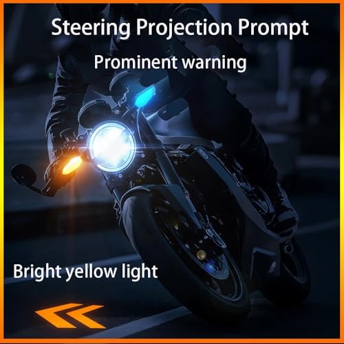 Feu stop motocyclette et clignotant de projection LED sol pour moto