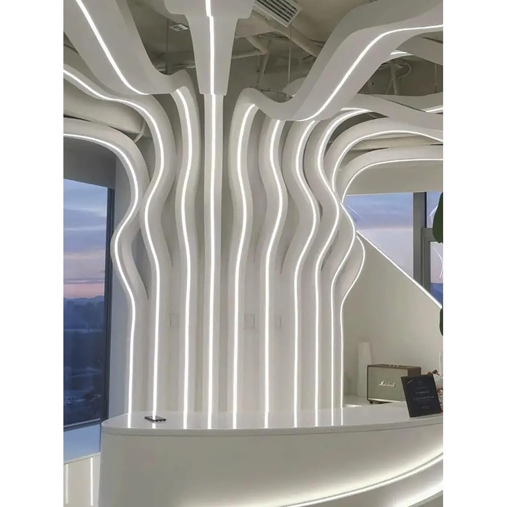 Diffusore in silicone al neon LED 1M-10M for la decorazione del giardino di casa e ufficio 1 pz(1510-T-5meter)