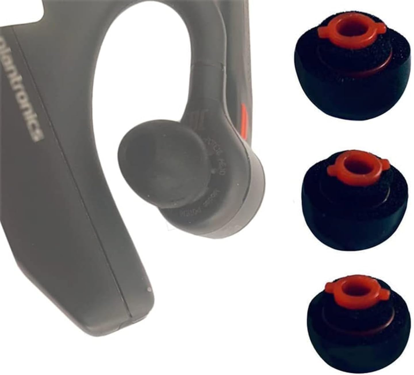 ALXCD Memory Foam Eartips Compatible with Plantronics Voyager 5200 Legend, S/M/L Sizes Noise-Isolation in-Ear Soft Memory Foam Ear Tips Headset Foam Tips Compatible with PLT Voyager 5200 Legend S M L