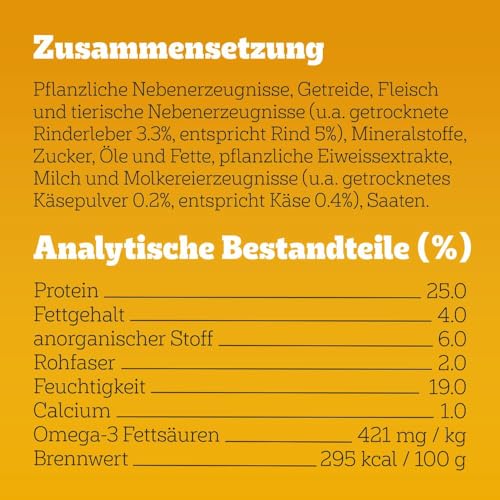 Pedigree Rodeo Snacks - Rind & Käse Leckerli für Hunde, 125g (70 Stück) mit Omega 3 zur Unterstützung des Wohlbefindens – Bild 6