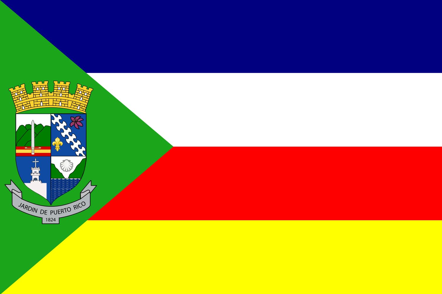 Drapeau Large Aibonito Puerto Rico pour afficher ses racines sans décoloration