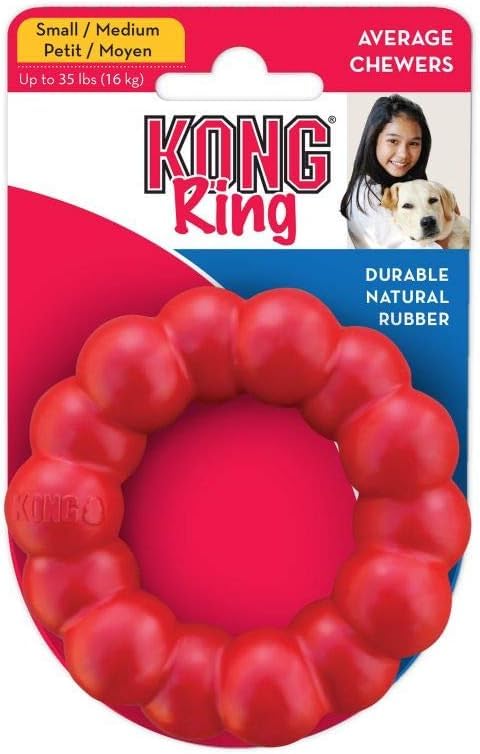 Image of KONG Ring, Natural Rubber Chew Toy for Dental Health, for Extra Large Dogs