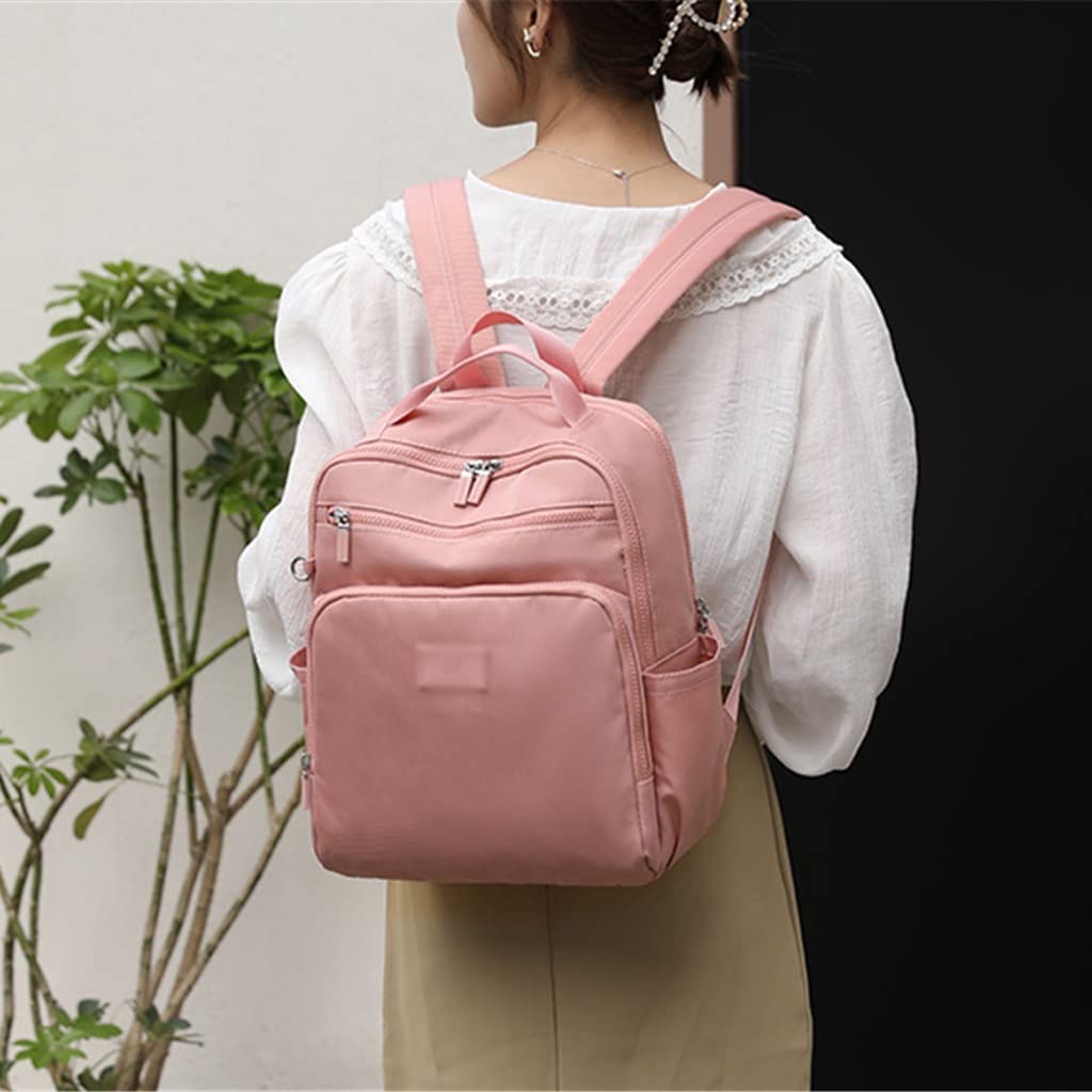 Candy-colored backpack women's outdoor large-capacity travel backpack trendy waterproof handbag simple nylon school bag