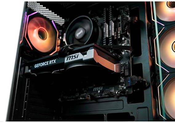 ADMI Gaming PC: AMD Ryzen 7 5700X, AIO Liquid Cooler, RTX 5060 Ti 8GB GDDR7, 32GB DDR4, 1TB NVMe, Edge ARGB Case (Black), WiFi, Windows 11