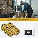 Rotary International Club Enamel Pins, Metal Soft Enamel Emblem Badges Lapel Pin for Badge Jewelry Hats Clothes (Gold)