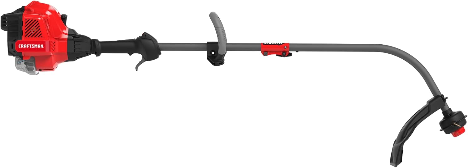 CRAFTSMAN Gas Powered WEEDWACKER, Curved Shaft String Trimmer, TrimmerPlus Attachment Compatible, 25cc, 2-Cycle (WC2200) : Everything Else