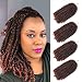 4 pack spring twist crochet braiding hair Ombre Colors Synthetic Hair Extensions T350