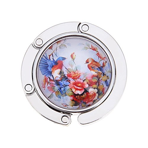 Matefield - Percha de Gancho para Bolso de Mano de Metal, portátil, Plegable, Soporte para Bolso de Mesa