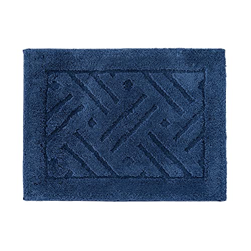 オカ 乾度良好リッカ バスマット 約45cm×60cm ネイビー