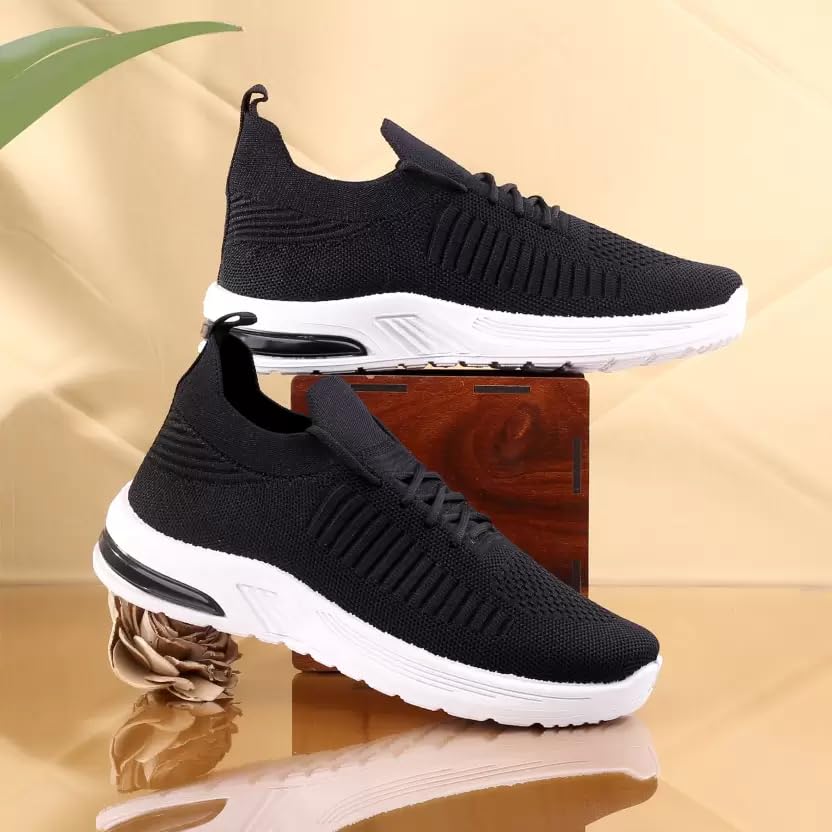 Doctor Walk Sneakers for Women | Shoes for Women | Comfortable & Lightweight | Casual Sneakers Shoes (A2-Black) 3 51vQbDto0PL