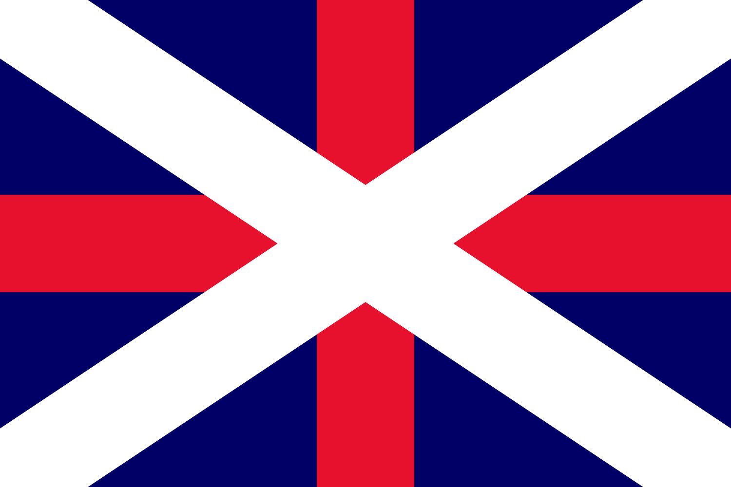 Drapeau Large Naval Ensign of Georgia en tissu résistant pour mât de bateau ou pavillon