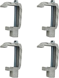 GCi STRONGER BY DESIGN Mounting Clamps for Toyota Tundra '07 and Newer w/Cargo Rail, Tacoma '05 and Newer w/Cargo Rail and Jeep Gladiator w/Cargo Rail (.0812 inch, 4 pk G-121)