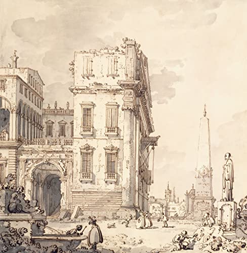 Peinture murale Antonio Canaletto Venise toile 60x90cm pour salon
