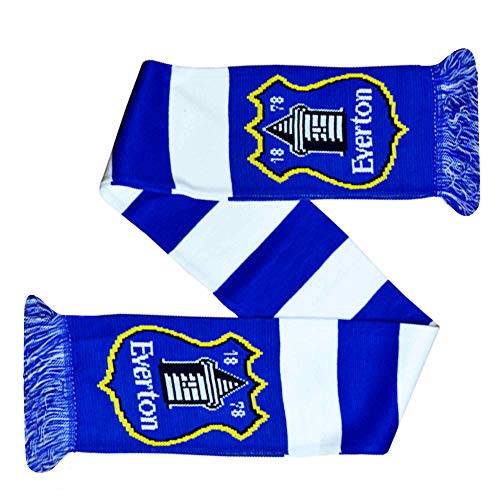 Écharpe Everton FC Crest Bar pour rester au chaud au stade ou entre amis les jours de match