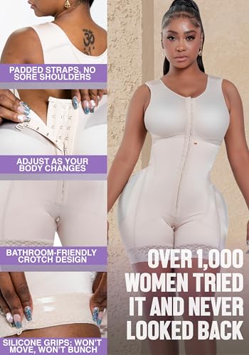 Image of Snatched Body Stage 2 Faja with Bra | BBL Body Faja Post-Op & Everyday Shapewear | Fajas Colombianas Moldeadoras Post Surgery