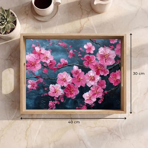 Plateaux service decoratif de table pour dejeuner au lit - 6