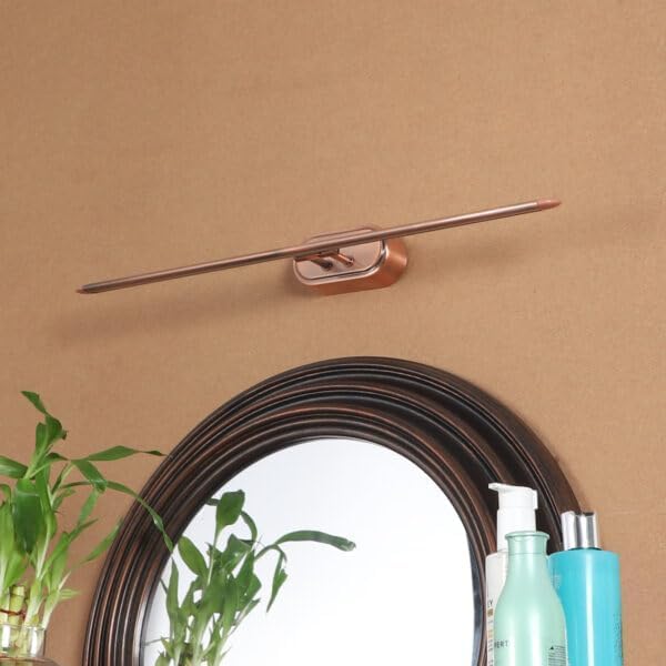 Image of SL 12 watt Black Rose-Gold Modern led Picture /Dreesing /Mirror Adjustable Light for Living Room,Bedroom,Kitchen & Hallway (Black-Rose /Gold, 12 WATT)