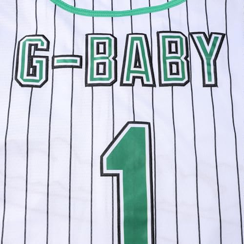 G-Baby Jerseys #1 Jarius Evans Hardball Shirt Movie Baseball Jersey para Hombre Talla 3XL miniatura 6