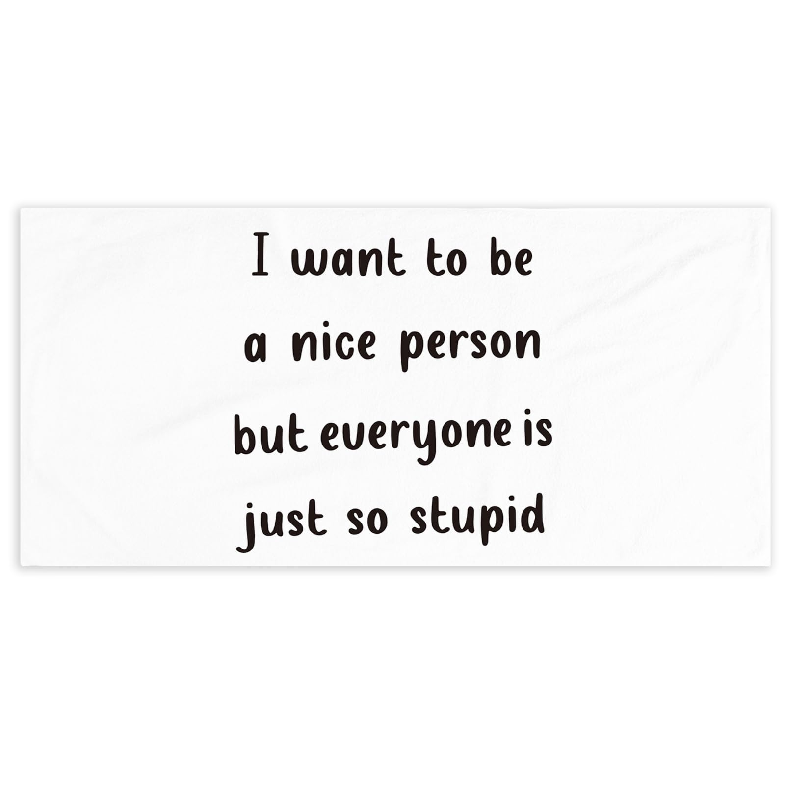 KSDUT Funny Quote Sarcasm Humor Beach Towel ...