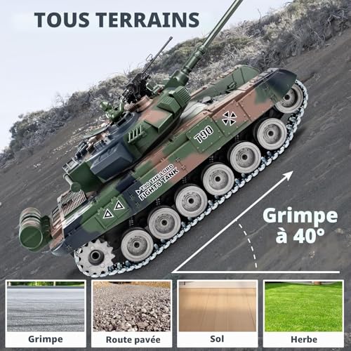 Char Télécommandé RUS T-90 : Le Cadeau de Combat Idéal pour Noël - 5