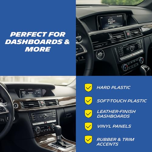 Image of Michelin Dashboard Dresser & Polish 500ml | Restores Shine & Protects Car Dashboards | UV Protection Against Fading & Cracking | Non-Greasy, Anti-Dust Formula | Easy Spray Application