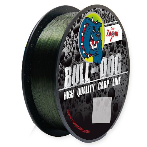 Carp Zoom de Bull Dog Carp Line 0,28 mm 10,75 kg, 300 m Dark Green cuerda