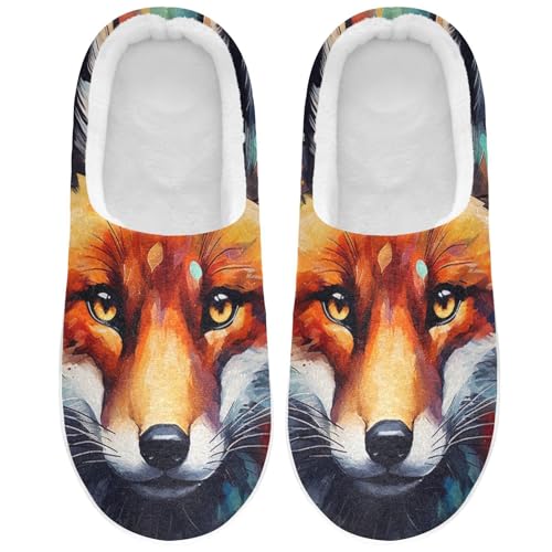 Cute Panda Flowers Floral Slippers for Women Men Indoor Slippers Memory Foam Fuzzy Slippers House Shoes for Indoor Outdoor Size 6/7